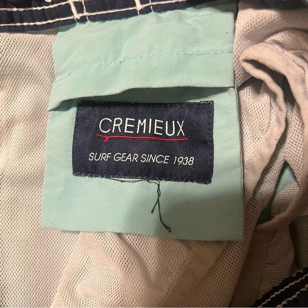 Daniel Cremieux Navy and Turquoise Swim Shorts